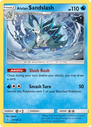 Alolan Sandslash (020/145) [SM  Guardians Rising] - Rare