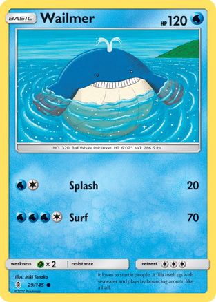 Wailmer (029/145) [SM  Guardians Rising] - Common