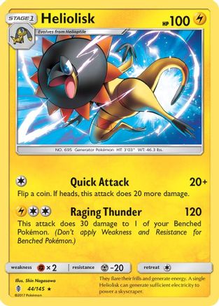 Heliolisk (44/145) [SM  Guardians Rising] - Rare
