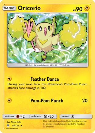 Oricorio (46/145) [SM  Guardians Rising] - Rare
