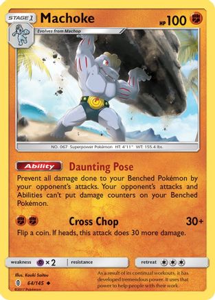 Machoke (064/145) [SM  Guardians Rising] - Uncommon