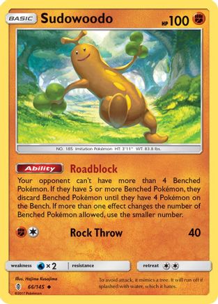 Sudowoodo (066/145) [SM  Guardians Rising] - Uncommon