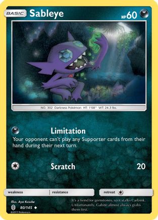 Sableye (080/145) [SM  Guardians Rising] - Uncommon