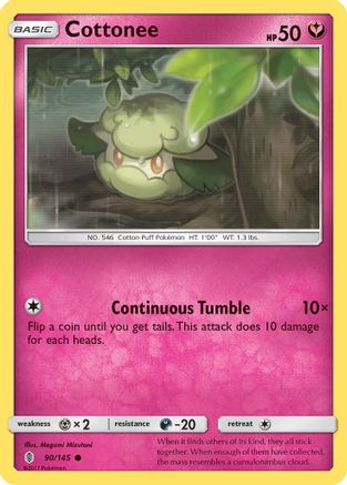Cottonee (090/145) [SM  Guardians Rising] - Common