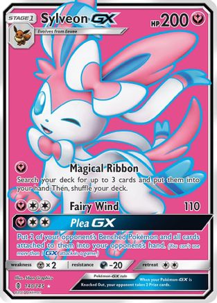 Sylveon GX (Full Art) (140/145) [SM  Guardians Rising] Holofoil - Ultra Rare