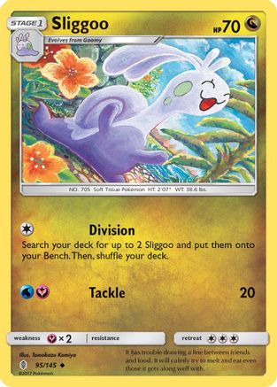 Sliggoo (095/145) [SM  Guardians Rising] Reverse Holofoil - Uncommon