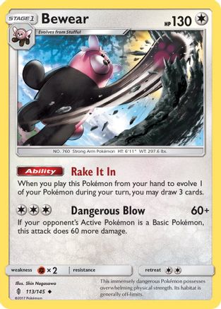 Bewear (113/145) [SM  Guardians Rising] - Uncommon