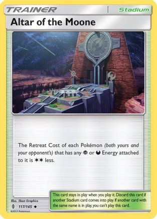 Altar of the Moone (117/145) [SM  Guardians Rising] - Uncommon