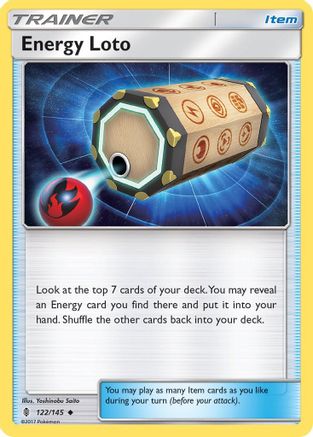 Energy Loto (122/145) [SM  Guardians Rising] - Uncommon