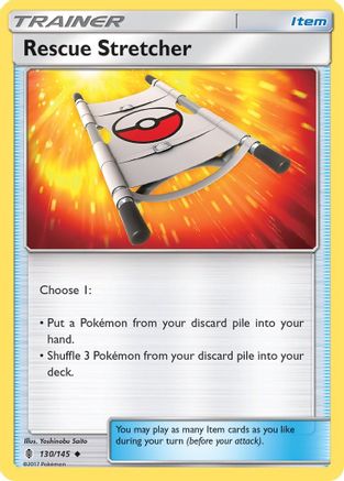 Rescue Stretcher (130/145) [SM  Guardians Rising] Reverse Holofoil - Uncommon