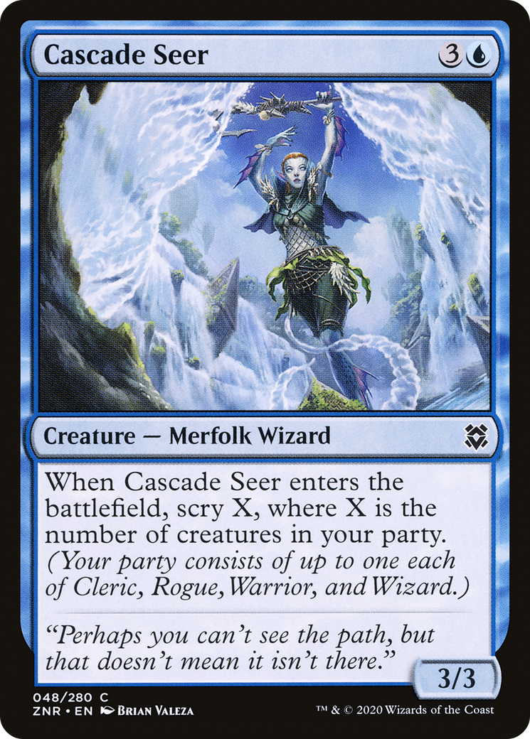 Cascade Seer (ZNR-048) [Zendikar Rising]