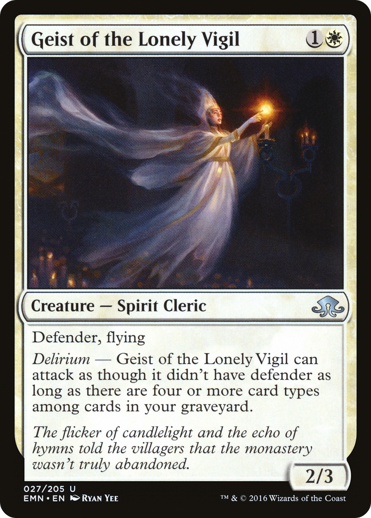 Geist of the Lonely Vigil (EMN-027) [Eldritch Moon]
