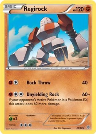 Regirock (XY Ancient Origins) (40/098) [Deck Exclusives] Holofoil - Holo Rare