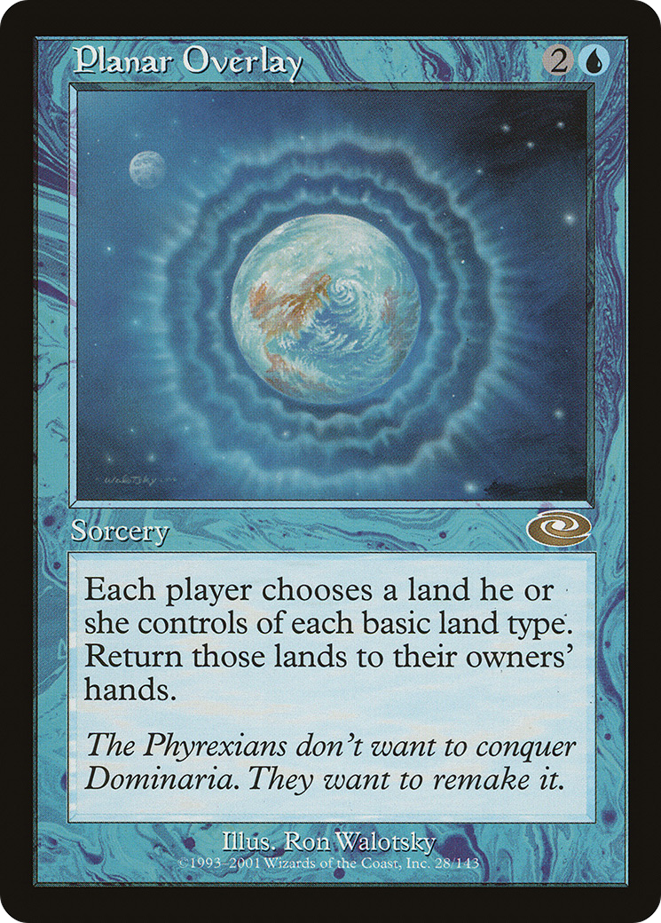 Planar Overlay (PLS-028) [Planeshift] Foil
