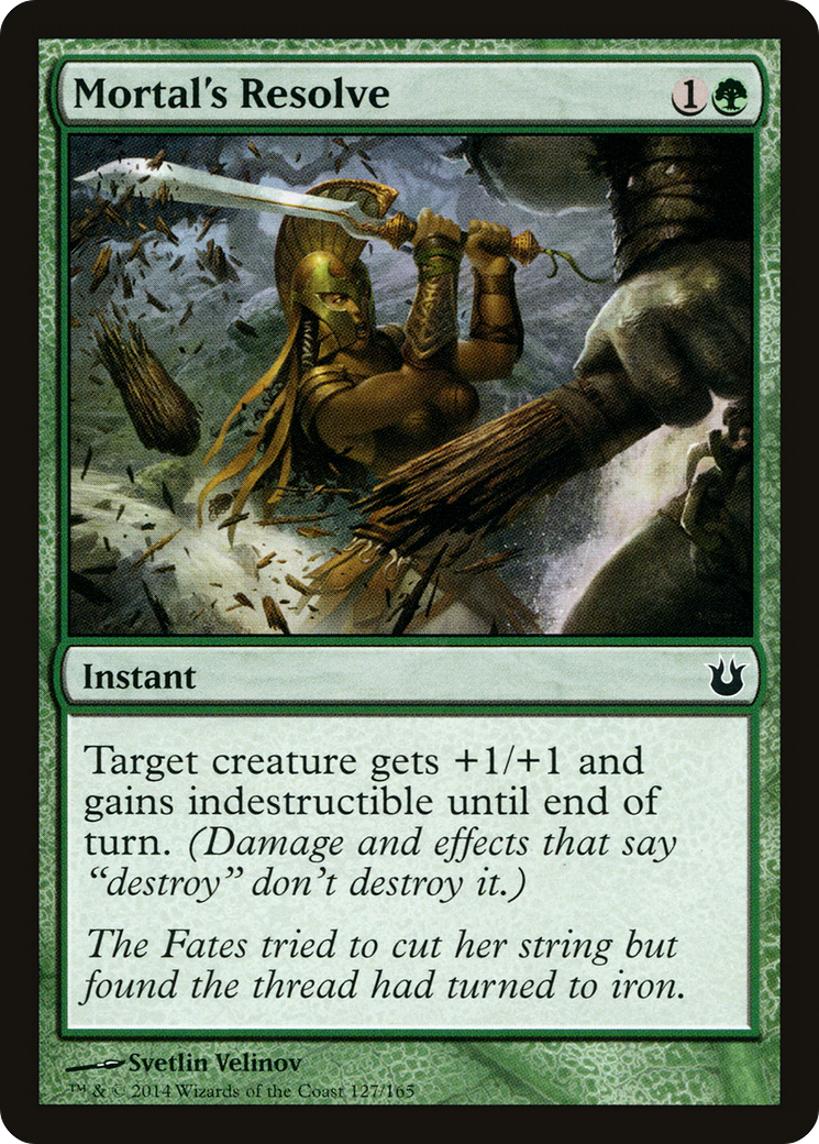 Mortal's Resolve (BNG-127) [Born of the Gods]
