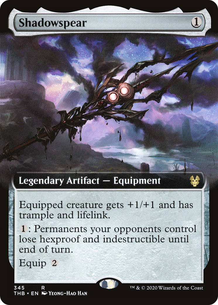 Shadowspear (Extended Art) (THB-345) [Theros Beyond Death]