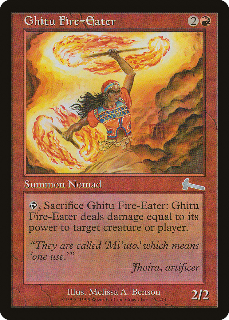 Ghitu Fire-Eater (ULG-076) [Urza's Legacy] Foil