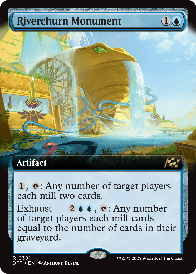 Riverchurn Monument (Extended Art) (DFT-381) [Aetherdrift]