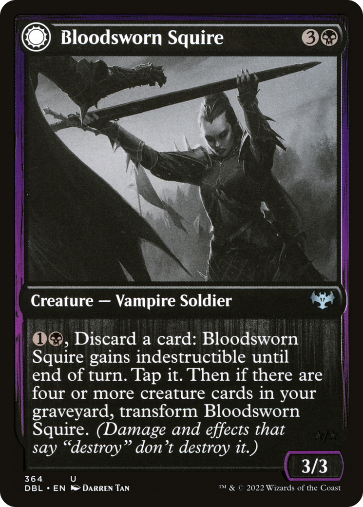 Bloodsworn Squire (DBL-364) [Innistrad: Double Feature]