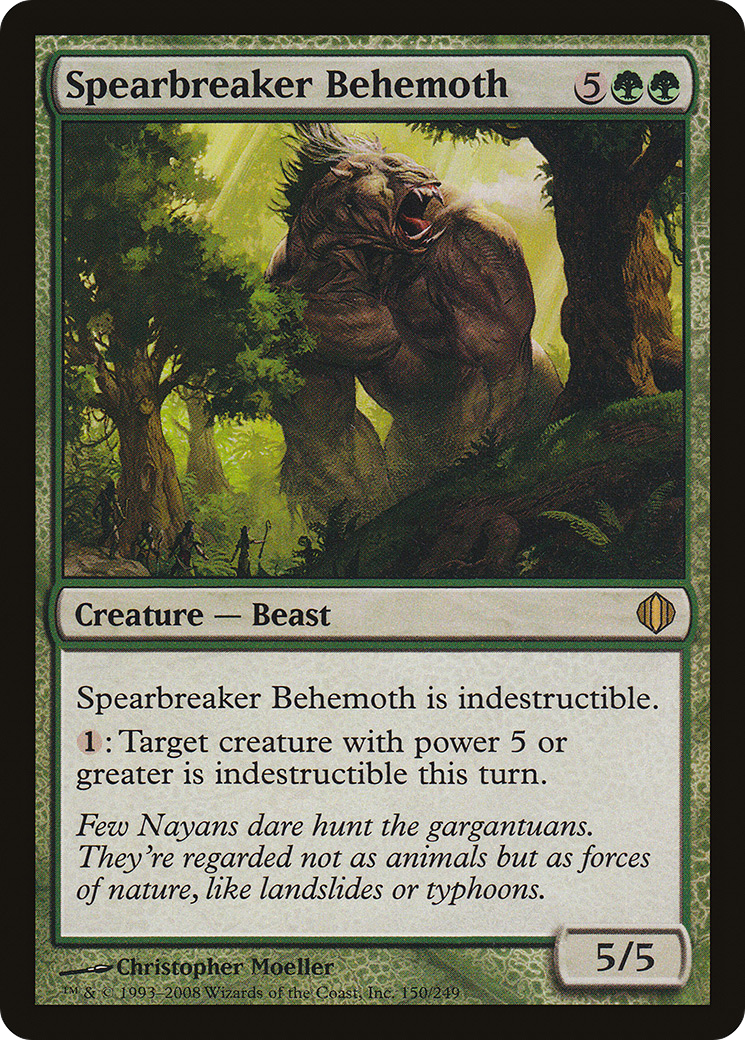 Spearbreaker Behemoth (ALA-150) [Shards of Alara] Foil