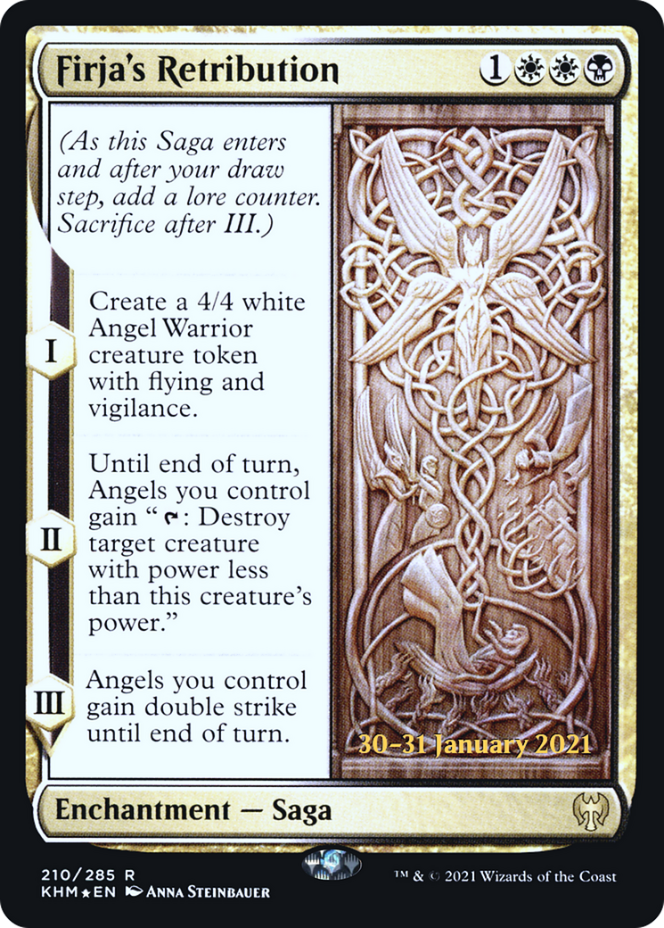Firja's Retribution (PRE-210S) [Kaldheim Promos] Foil