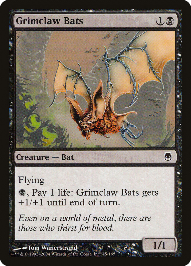 Grimclaw Bats (DST-045) [Darksteel] Foil