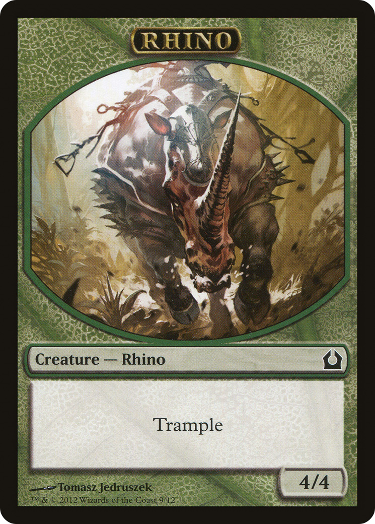 Rhino Token (RTR-009) [Return to Ravnica Tokens]