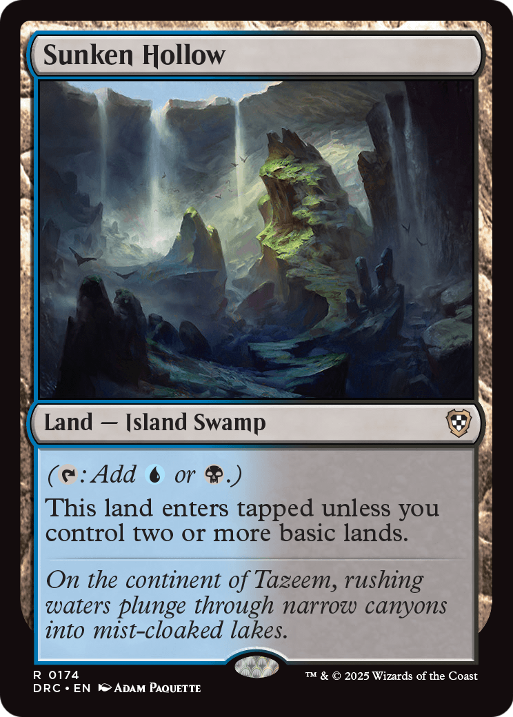 Sunken Hollow (DRC-174) [Commander: Aetherdrift]