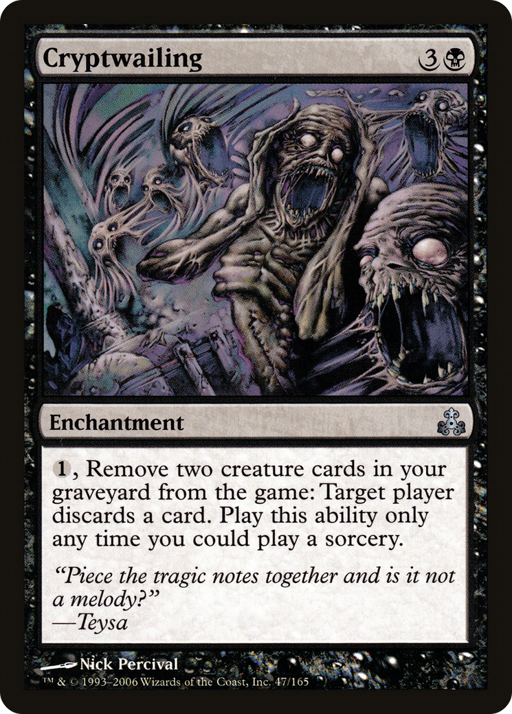 Cryptwailing (GPT-047) [Guildpact] Foil