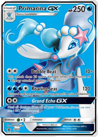 Primarina GX - SM39 (SM39/248) [SM Promos] Holofoil - Promo
