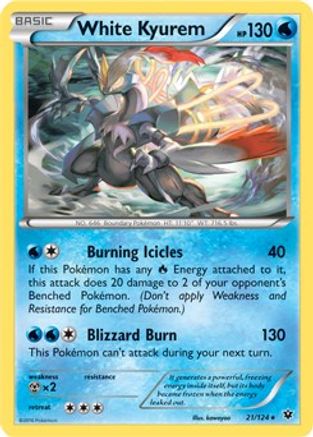 White Kyurem (XY Fates Collide) (21/124) [Deck Exclusives] - Rare