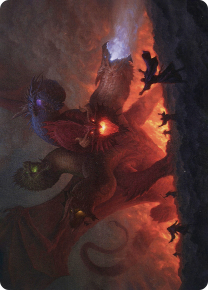 Tiamat // Tiamat (AAFR-026) (Borderless) [Adventures in the Forgotten Realms Art Series] Foil