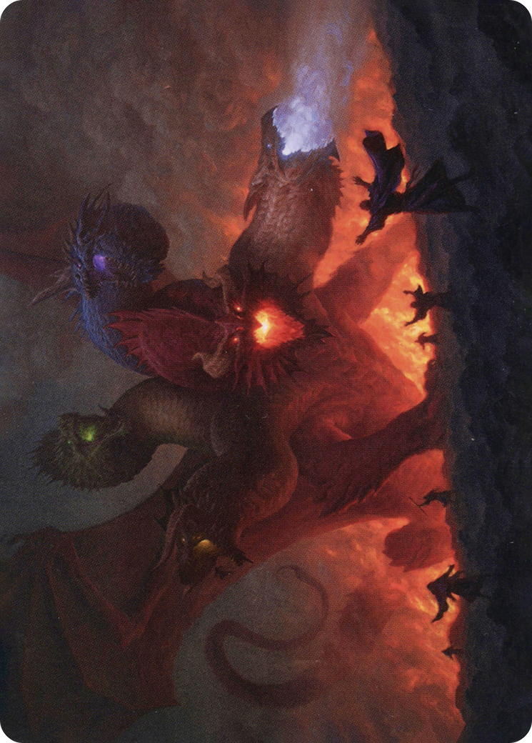 Tiamat // Tiamat (AAFR-026) (Borderless) [Adventures in the Forgotten Realms Art Series] Foil