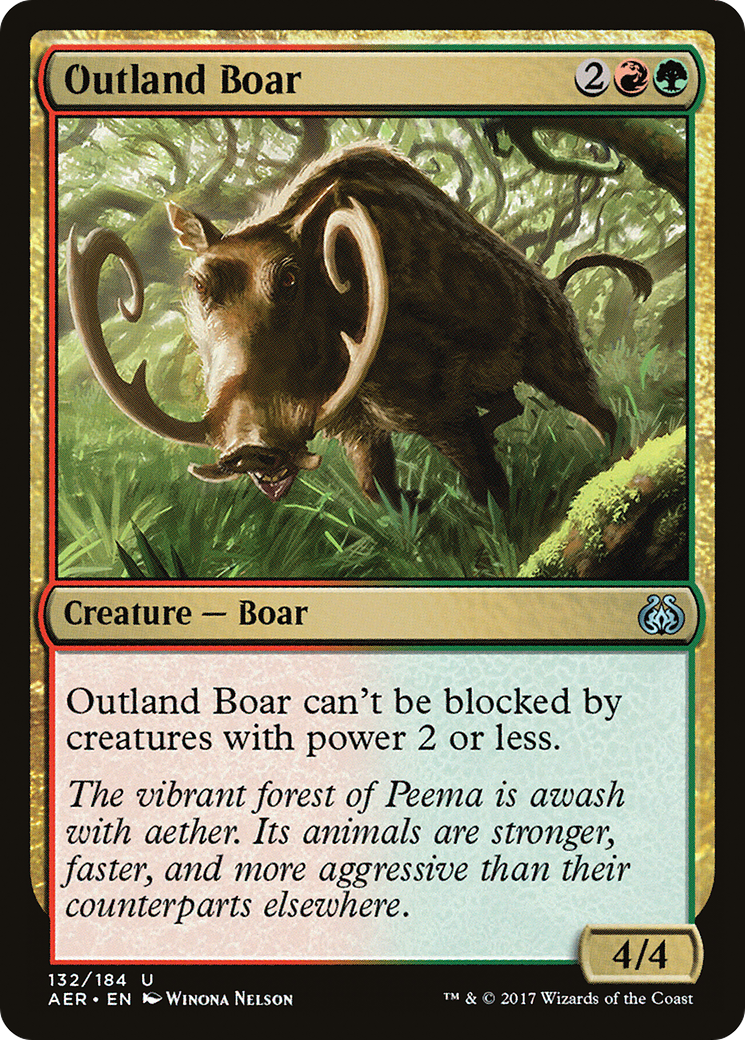 Outland Boar (AER-132) [Aether Revolt]