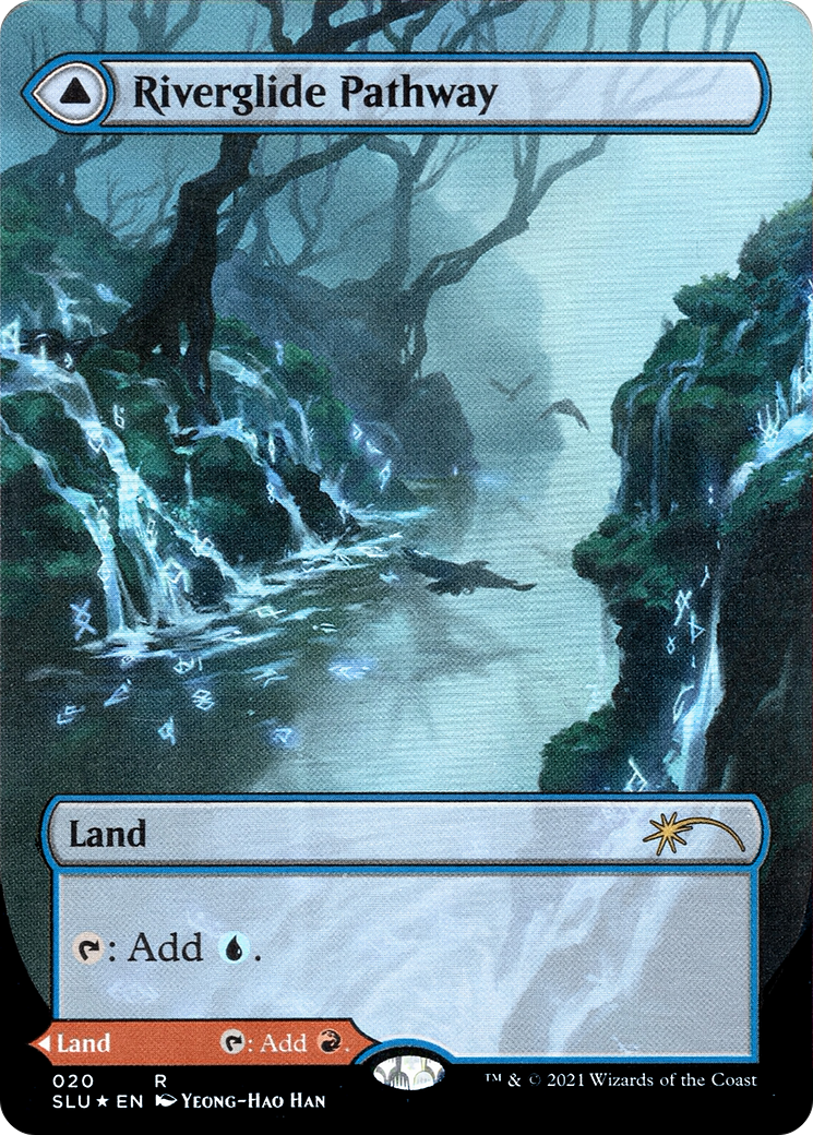 Riverglide Pathway (Borderless) (SLU-020) (Showcase) [Secret Lair: Ultimate Edition] Foil