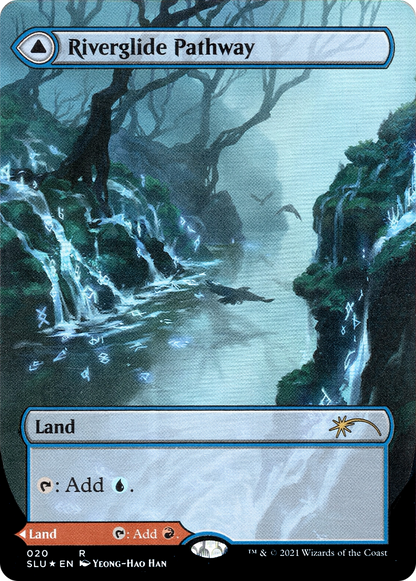 Riverglide Pathway (Borderless) (SLU-020) (Showcase) [Secret Lair: Ultimate Edition] Foil