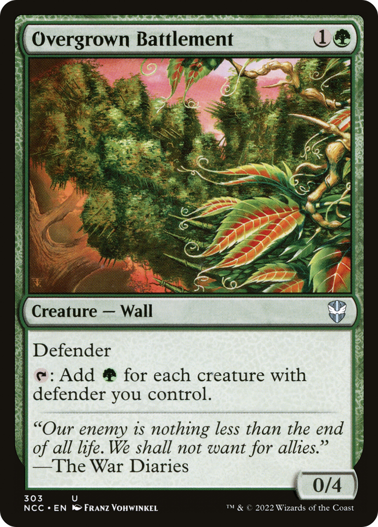 Overgrown Battlement (NCC-303) [New Capenna Commander]