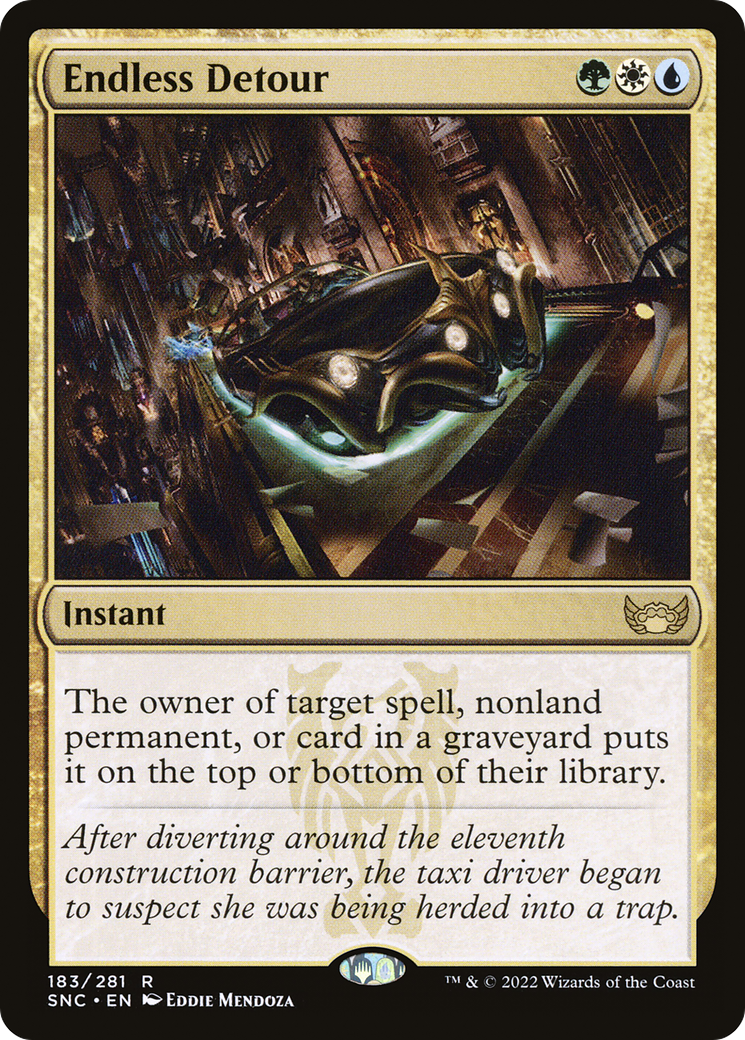 Endless Detour (SNC-183) [Streets of New Capenna] Foil