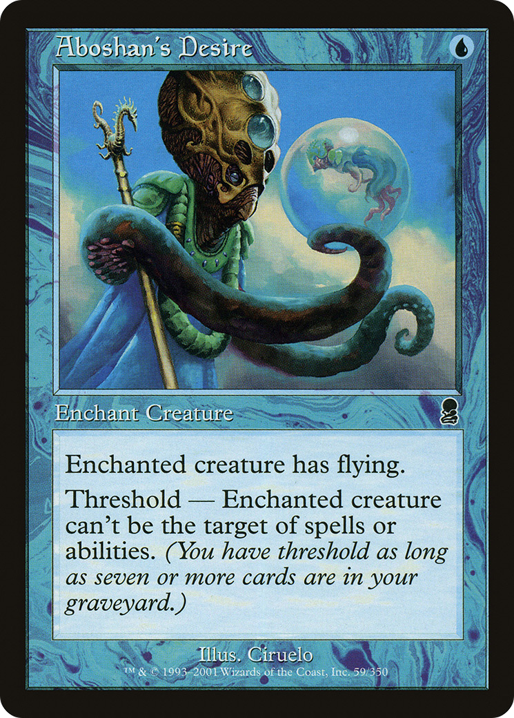 Aboshan's Desire (ODY-059) [Odyssey] Foil