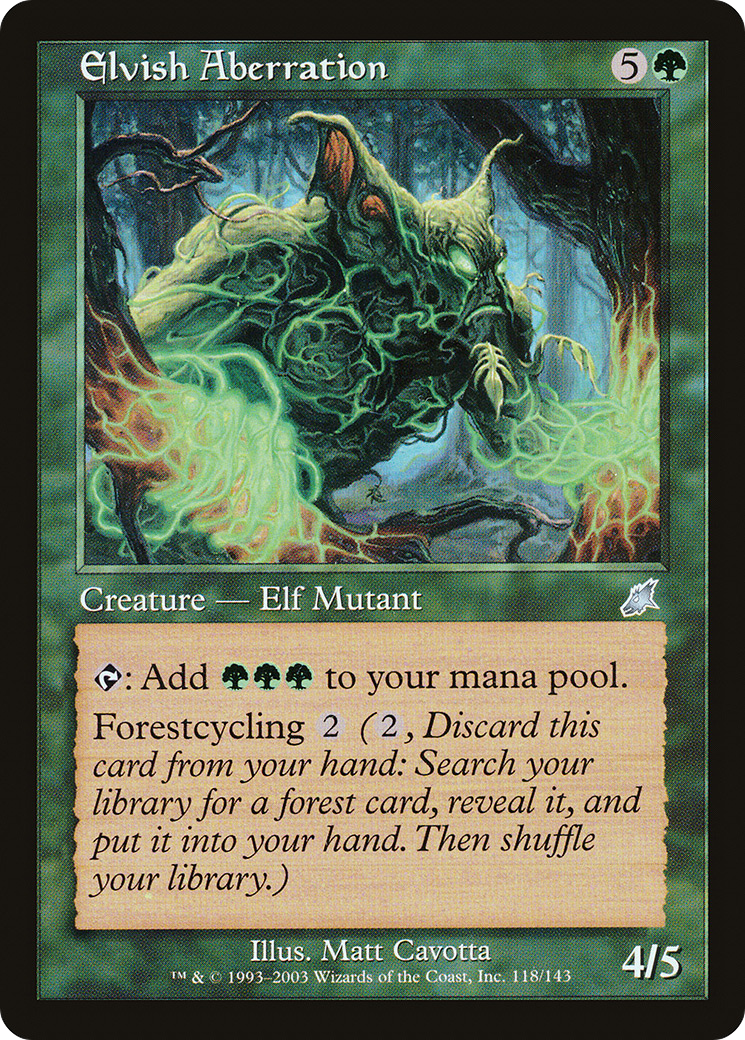 Elvish Aberration (SCG-118) [Scourge]