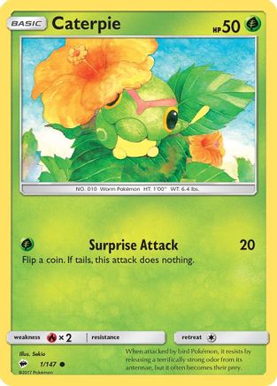 Caterpie (001/147) [SM  Burning Shadows] - Common