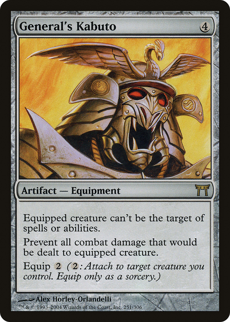 General's Kabuto (CHK-251) [Champions of Kamigawa] Foil