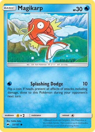 Magikarp (032/147) [SM  Burning Shadows] - Common