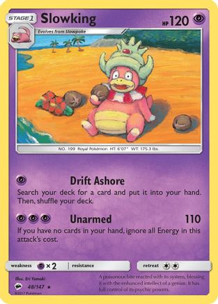 Slowking (048/147) [SM  Burning Shadows] - Rare
