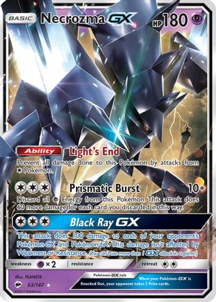 Necrozma GX (063/147) [SM  Burning Shadows] Holofoil - Ultra Rare