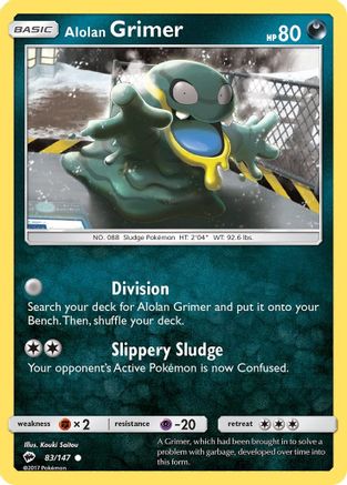Alolan Grimer (083/147) [SM  Burning Shadows] - Common