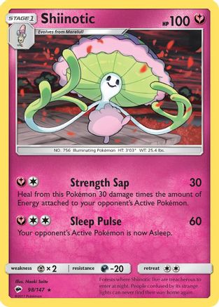 Shiinotic (098/147) [SM  Burning Shadows] - Rare