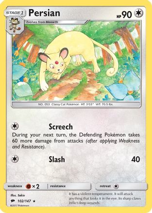 Persian (102/147) [SM  Burning Shadows] - Rare