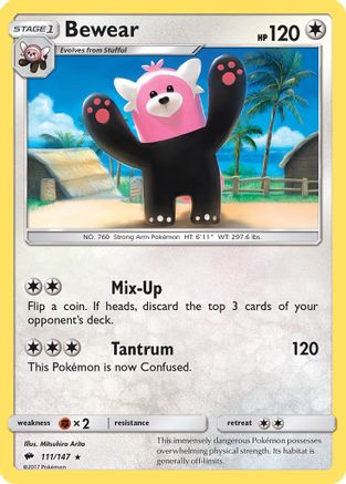 Bewear (111/147) [SM  Burning Shadows] - Rare