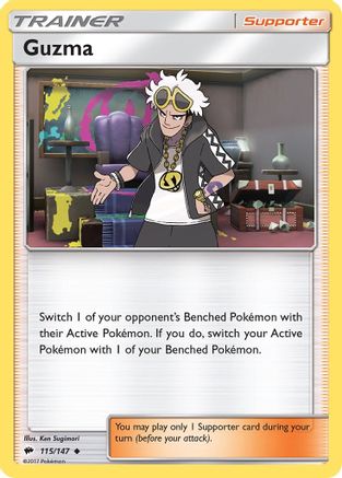 Guzma (115/147) [SM  Burning Shadows] - Uncommon